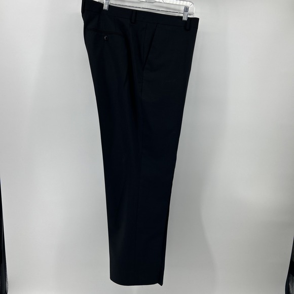 Bonobos Wool Dress Pants Men's 40 Black Essentials Business Office Formal Italy